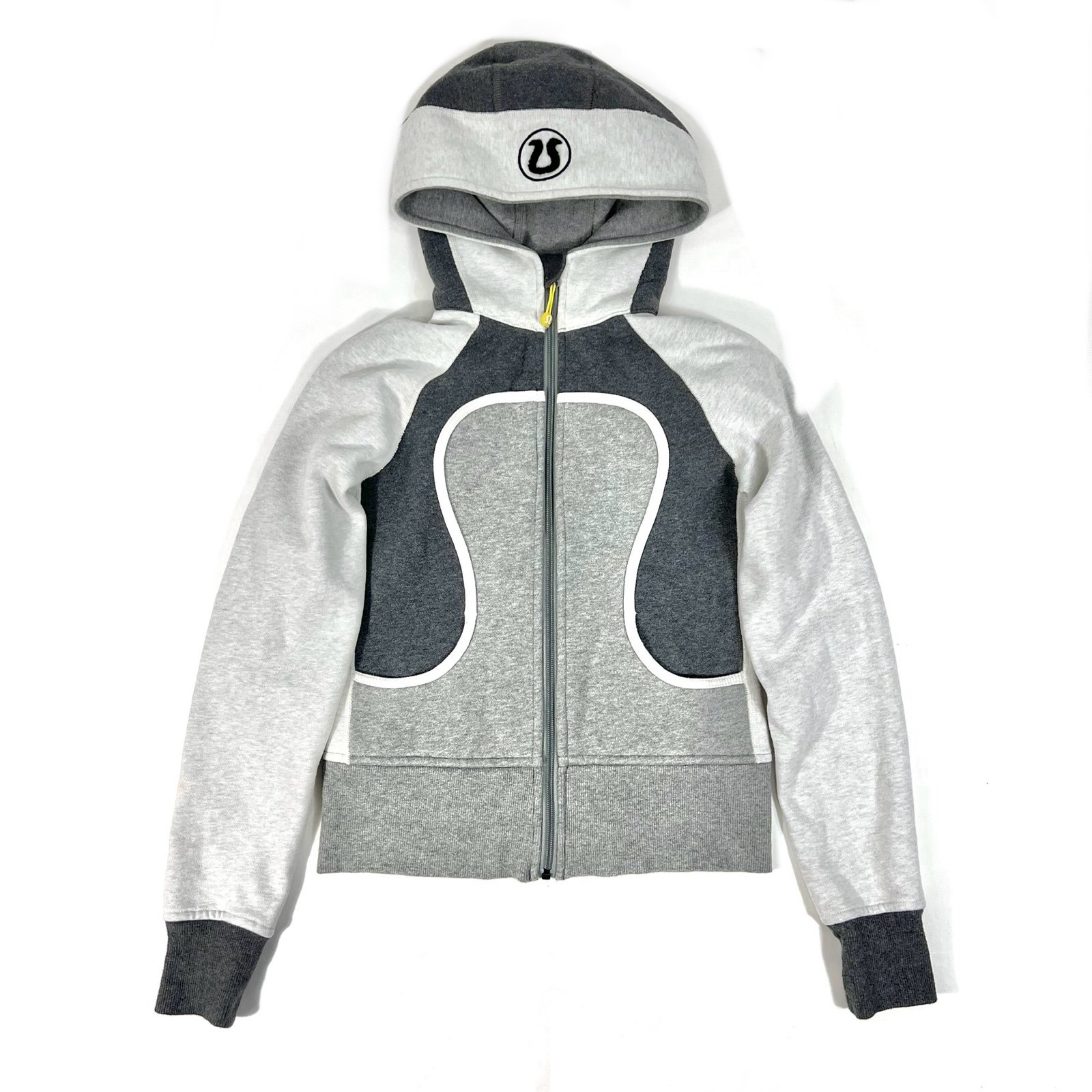 Lululemon Women's Grey Scuba Hoodie Size 4