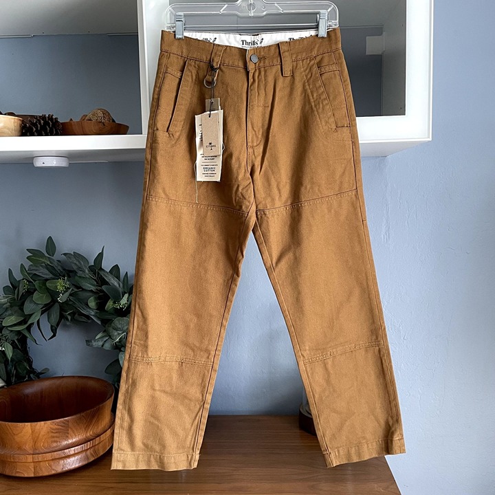 Thrills Union Work Panel Pant in Tobacco