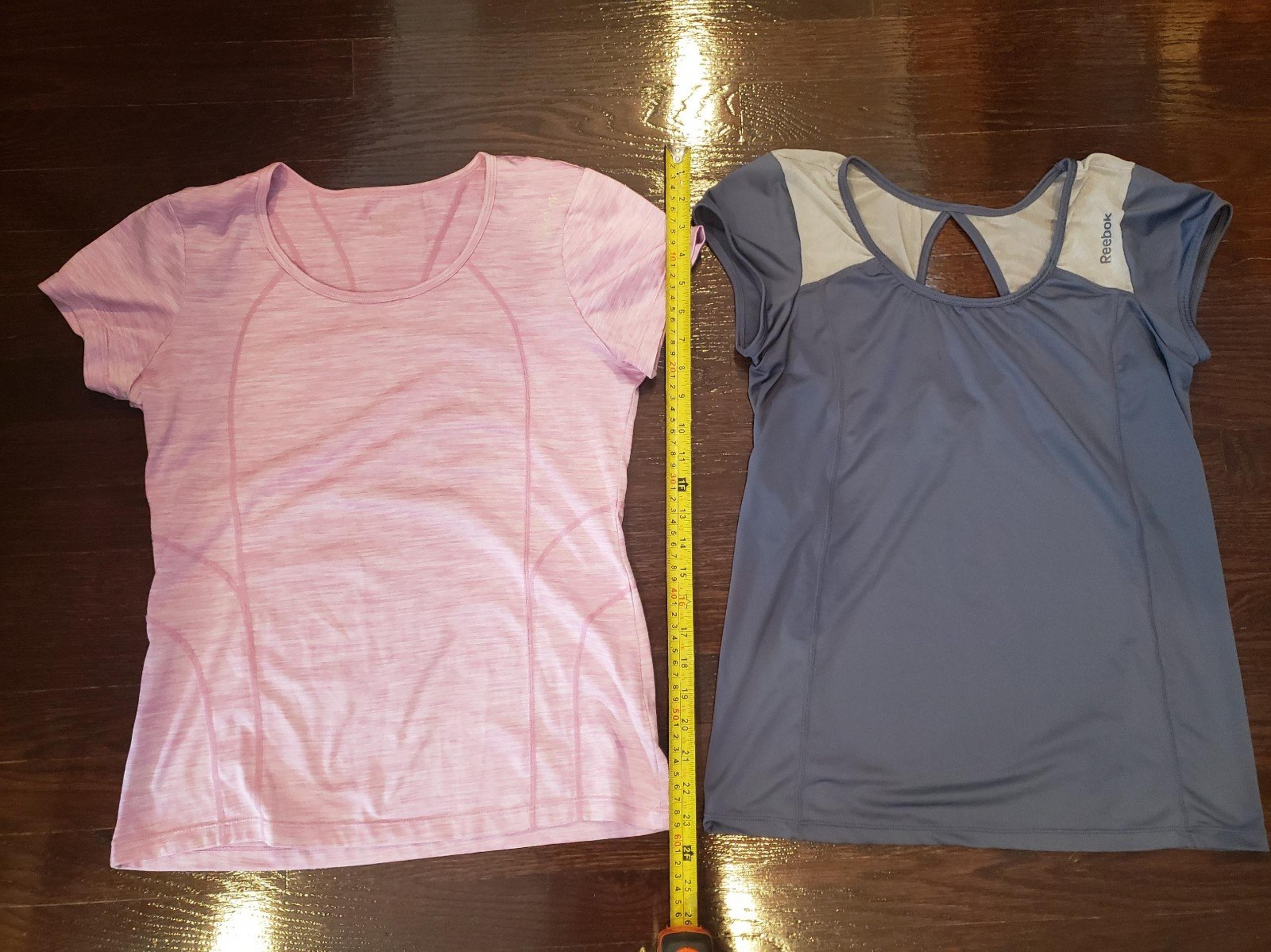 2 Reebok active tops- medium