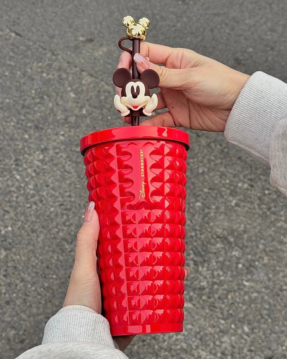 NWT Starbucks China x Disney 2025 Limited Edition 20oz Red Mickey Mouse Tumbler