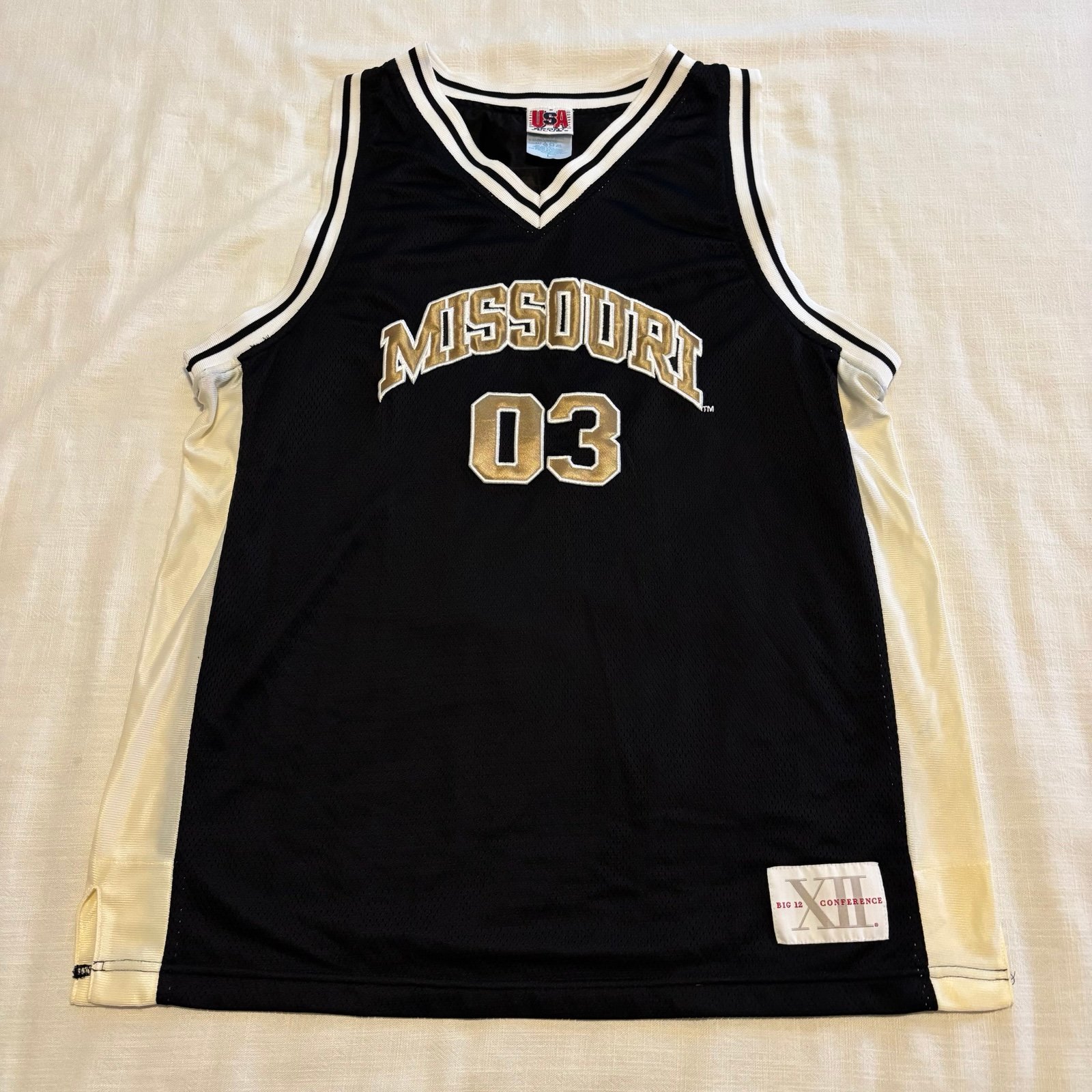 Vintage Mizzou Missouri Tigers 03 Basketball Jersey