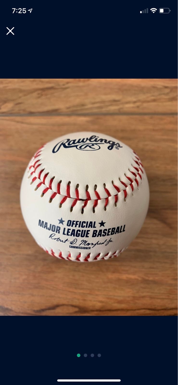 Dick Groat (Pittsburgh Pirates) Signed Baseball MLB