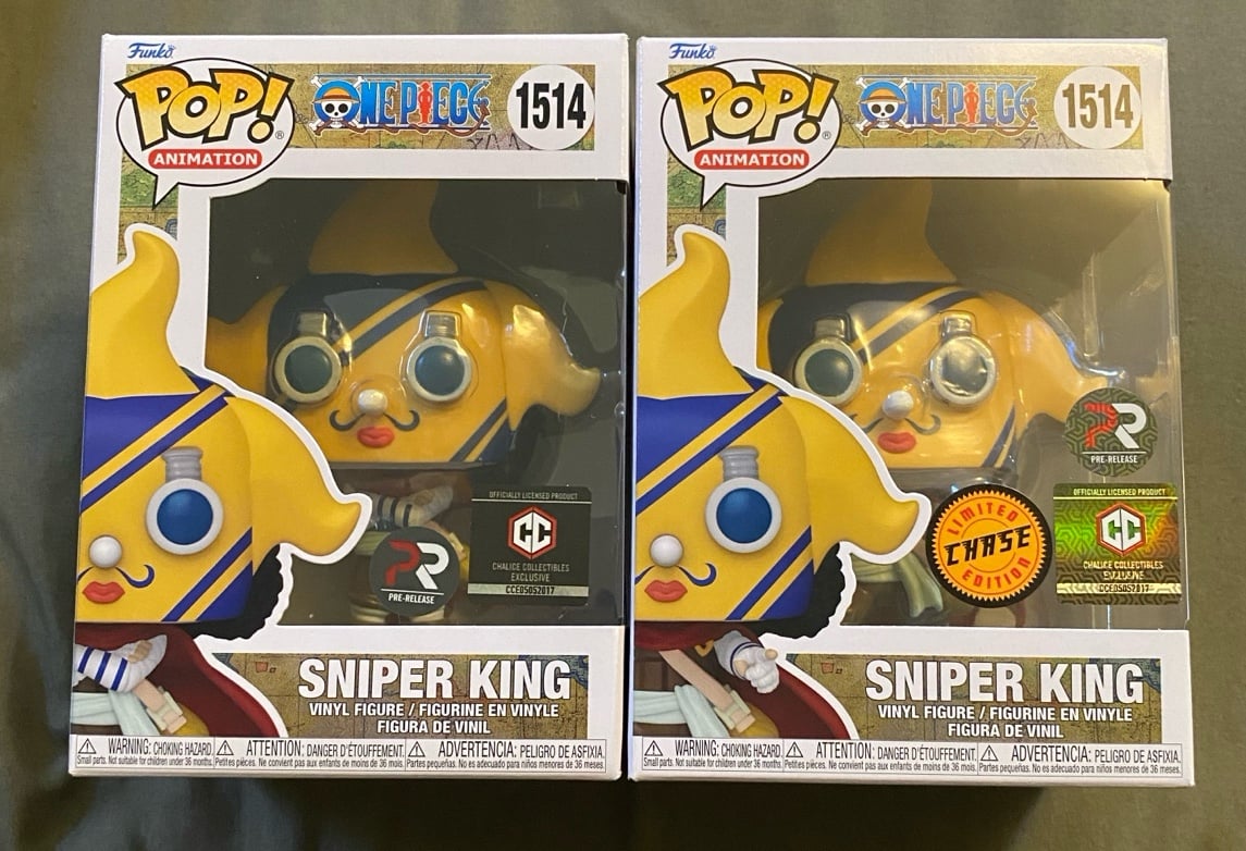 SNIPER KING COMMON & CHASE PRE-RELEASE (CHALICE Exclusive) ONE PIECE Funko Pop
