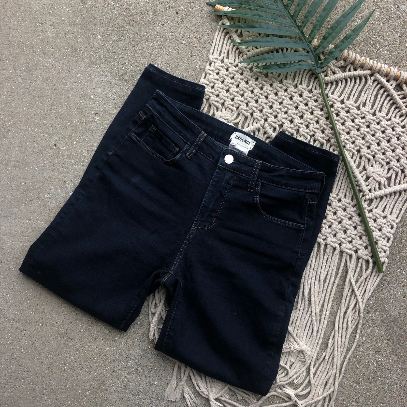 L’Agence High Rise Skinny Jeans Size 26 - Cropped Length/ Hemmed