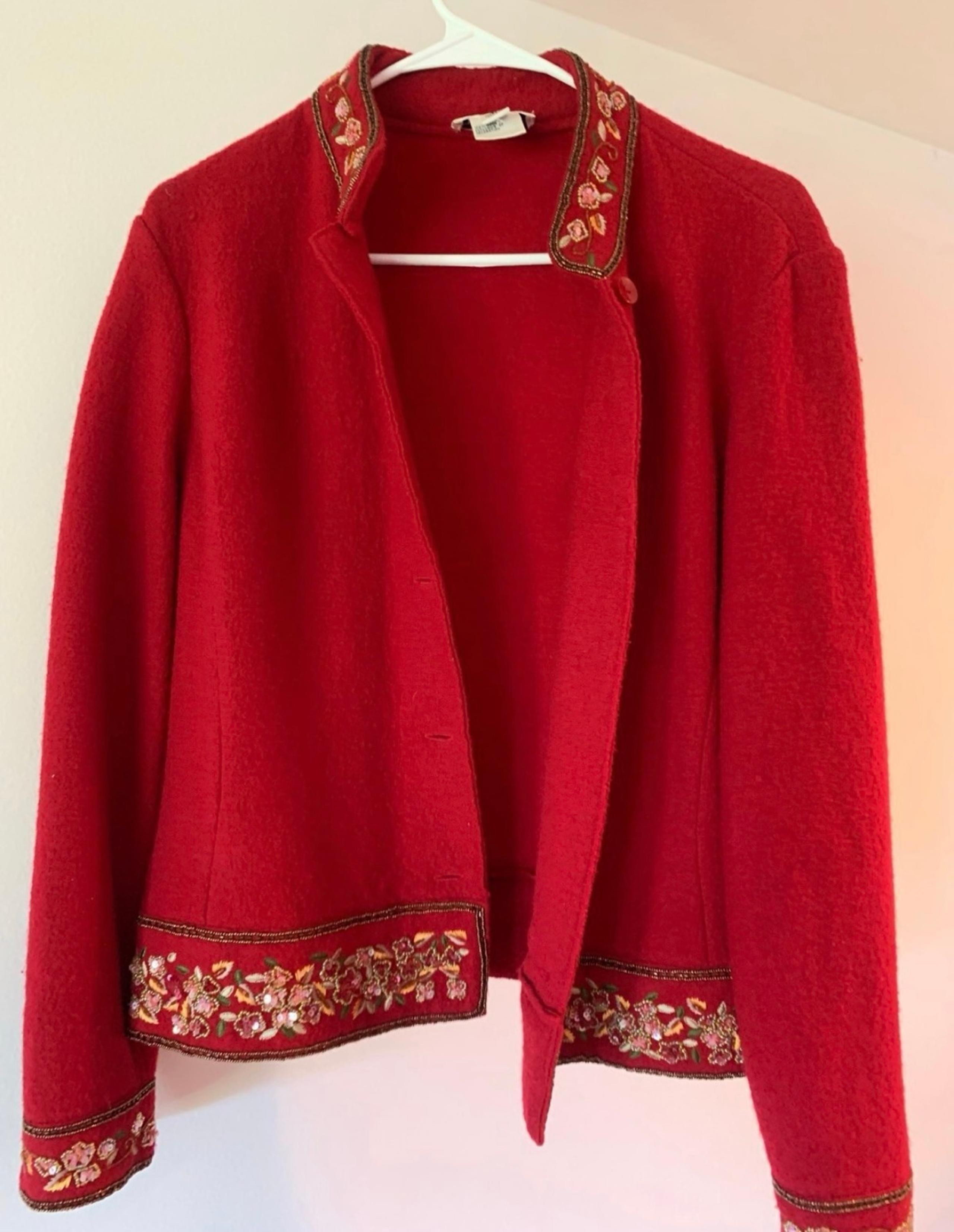 Beaded Talbots Jacket