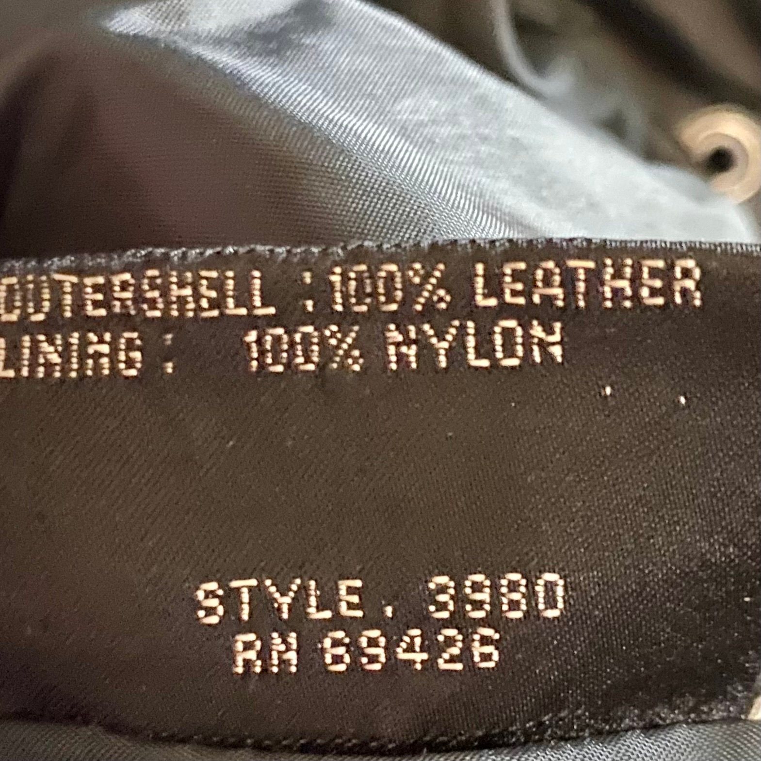 Vintage shops 90s Byrnes Baker Leather Jacket Thinsulate Med