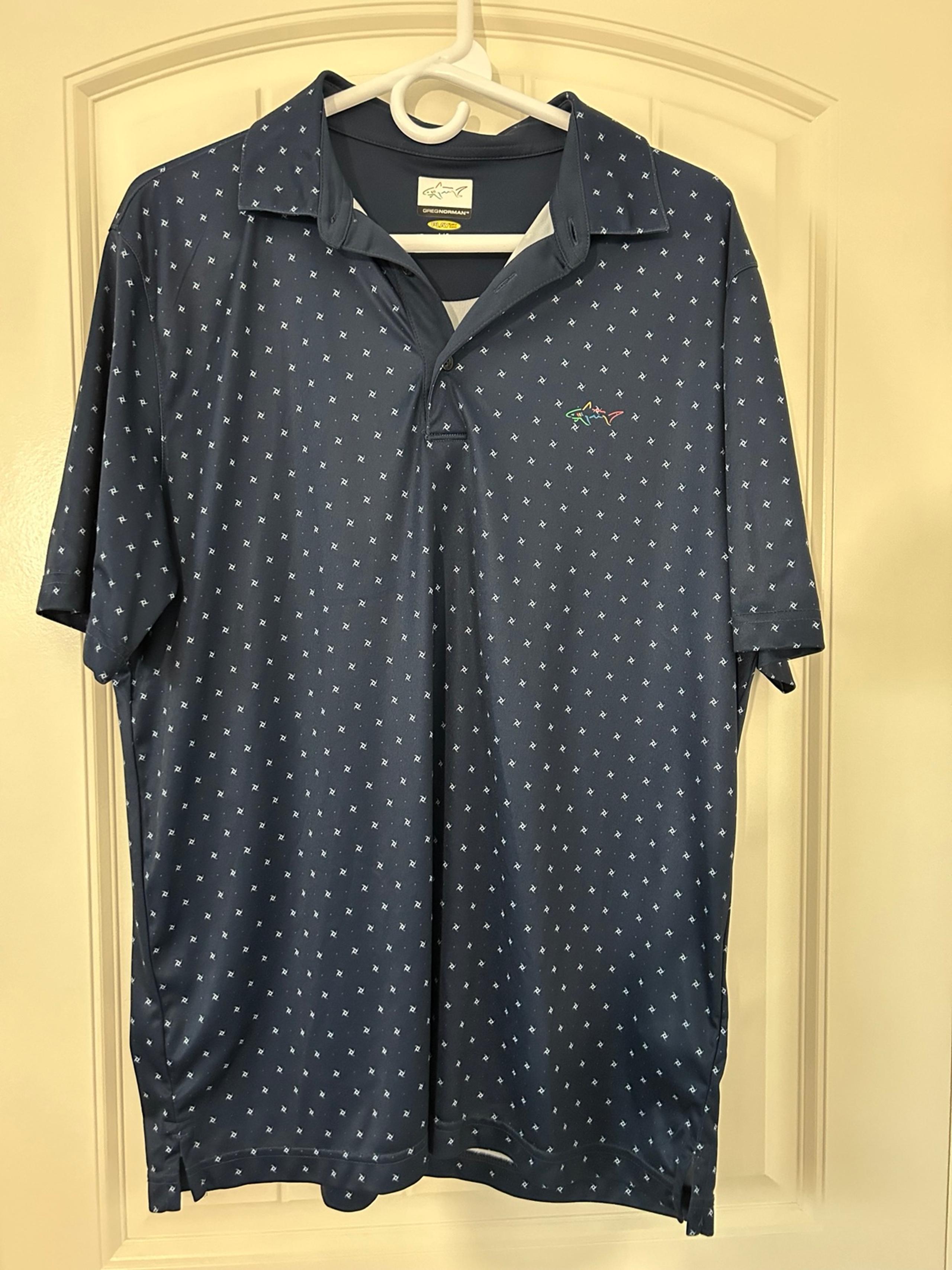 Greg Norman Men's Performance Golf Polo size L