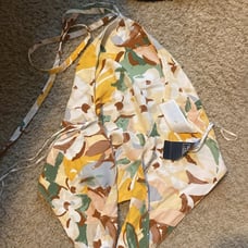 Abercrombie never worn bandana tie top