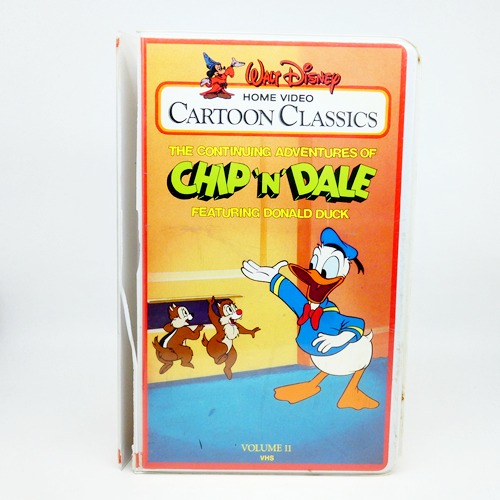 The Continuing Adventures Of Chip N Dale VHS Tape Walt Disney Home Video Donald