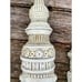 Vintage MCM Ceramic Large Polynesian Woman Man Bust Head Wall Decor