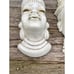 Vintage MCM Ceramic Large Polynesian Woman Man Bust Head Wall Decor