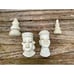 Vintage MCM Ceramic Large Polynesian Woman Man Bust Head Wall Decor