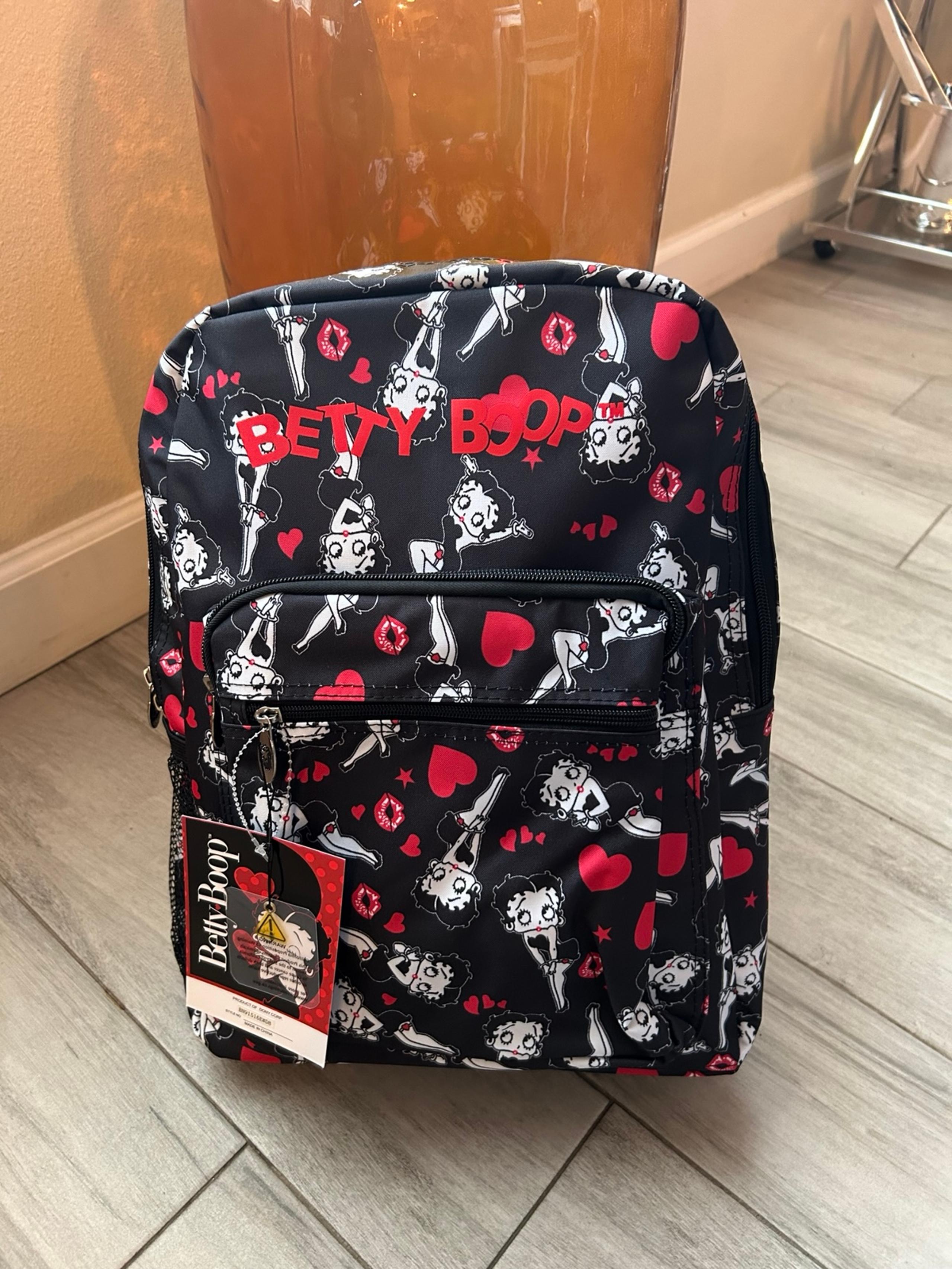 Betty Boop large colorful backpack