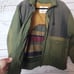 Vintage London Fog Green Blanket Lined Full Zip Hoodie Coat Chore Barn Men's Med