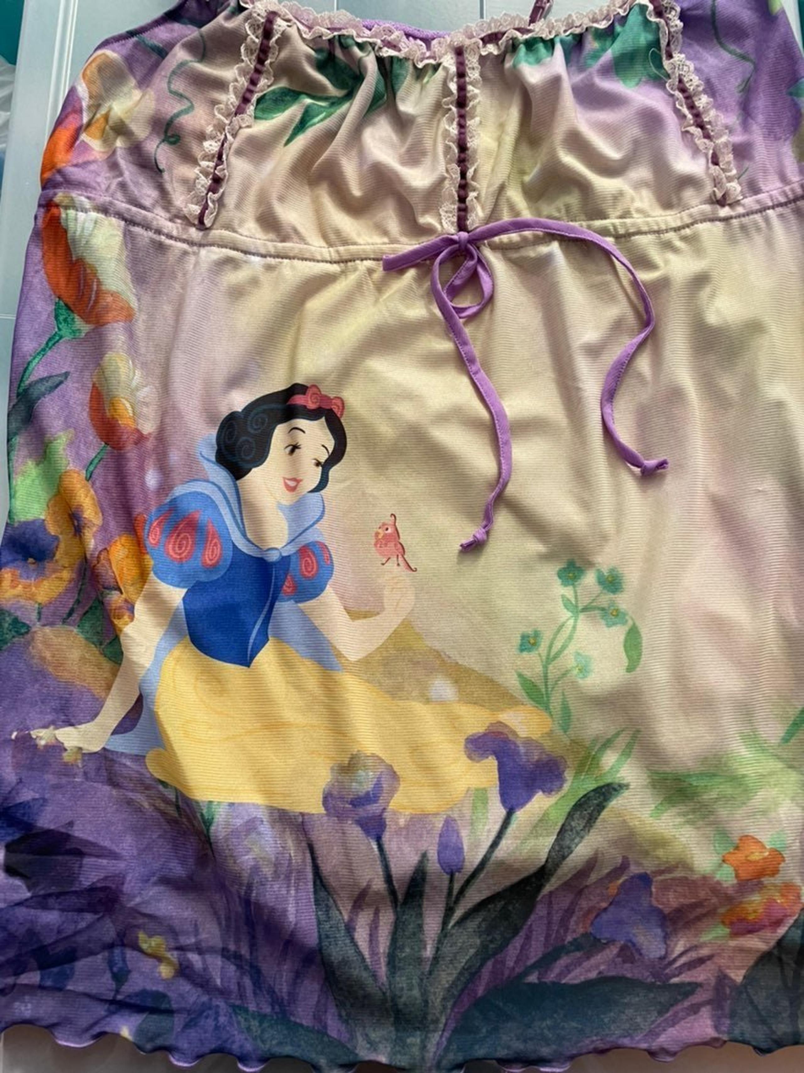 RARE Disney Couture SNOW WHITE SHEER Chemise SIZE LARGE