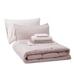 Solid Reversible Bed-in-a-Bag Set, Blush Pink, Queen, 8-Piece Comforter Set