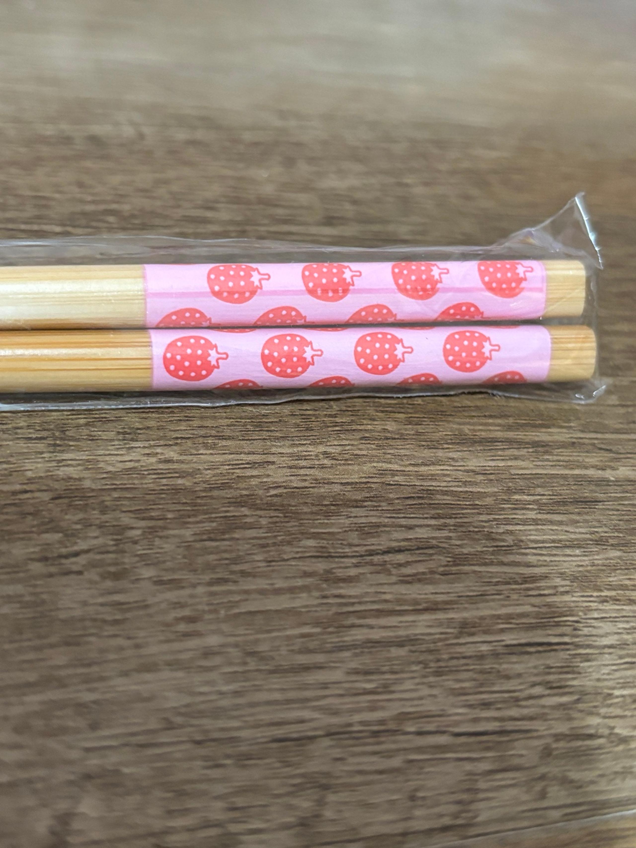 Sanrio Hello Kitty theme bamboo 7in. chopsticks New sealed