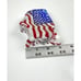 2004 Corvette GM Fenton Art Glass Patriotic USA Flag America Shaped Paperweight