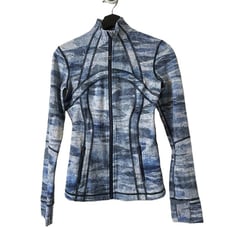 Lululemon Define Jacket Womens Size 4 Royalty Space Dye Full Zip Pockets Vent