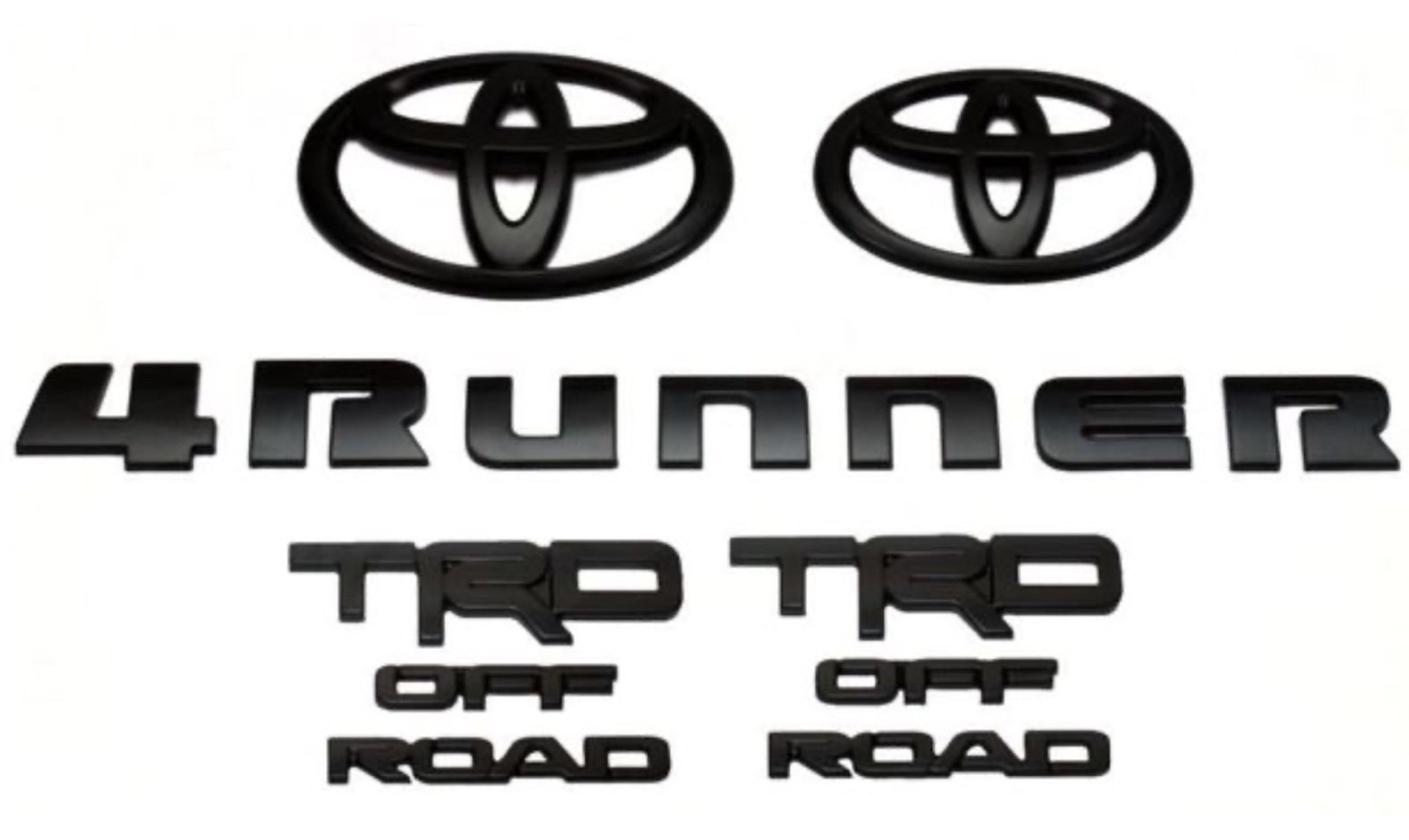 Blackout / Black Emblem Overlays Kit for 2010-23 4Runner TRD Off Road