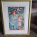 Rare Limited Edition Signed Irene Borg 1994 Framed Lithograph Mother & Daughter