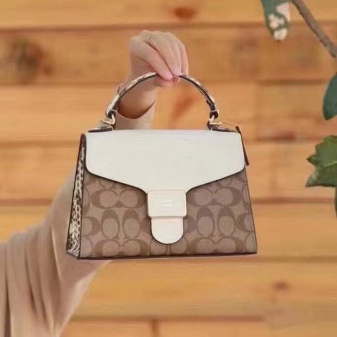 Coach Pepper Satchel In Signature Canvas