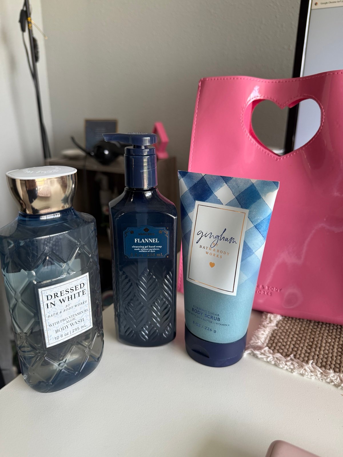 Bath and body works blue collection
