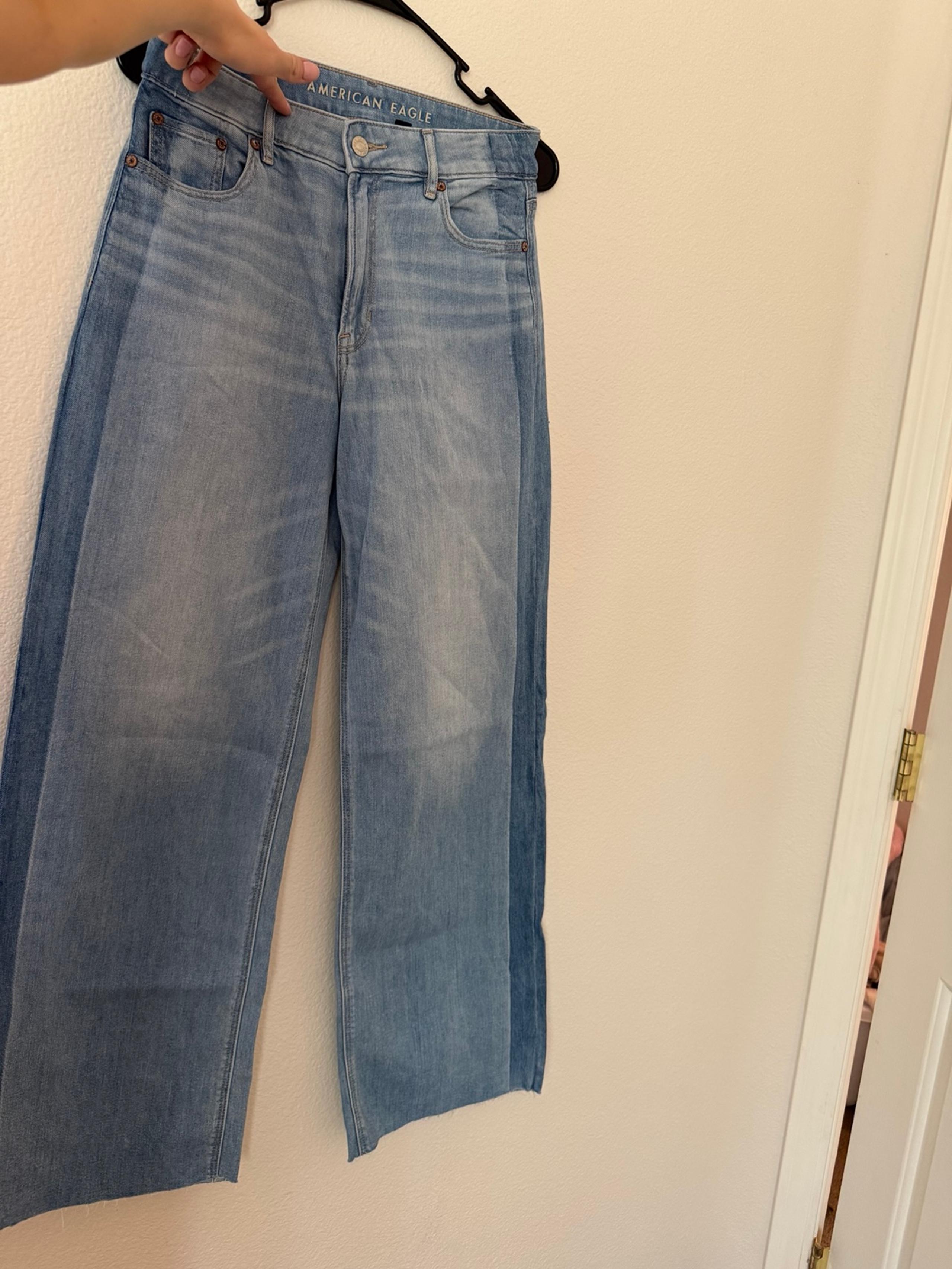American Eagle Wide Leg Jeans 0