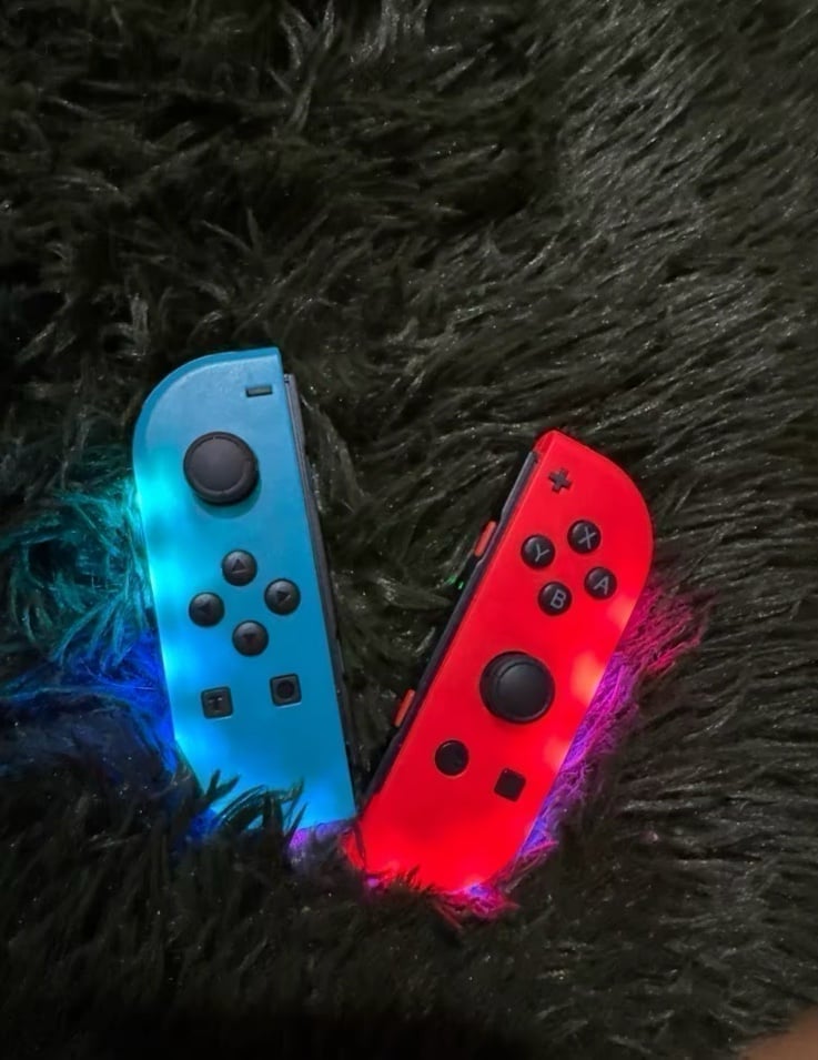 Nintendo Switch Joycons (Pair) - Left + Right *RGB LIGHTING!*