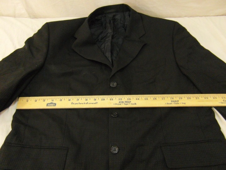 MEN'S ALEXANDRE LONDON WOOL THREE BUTTON 44in EURO CHEST SHORT SPORTCOAT IG 148