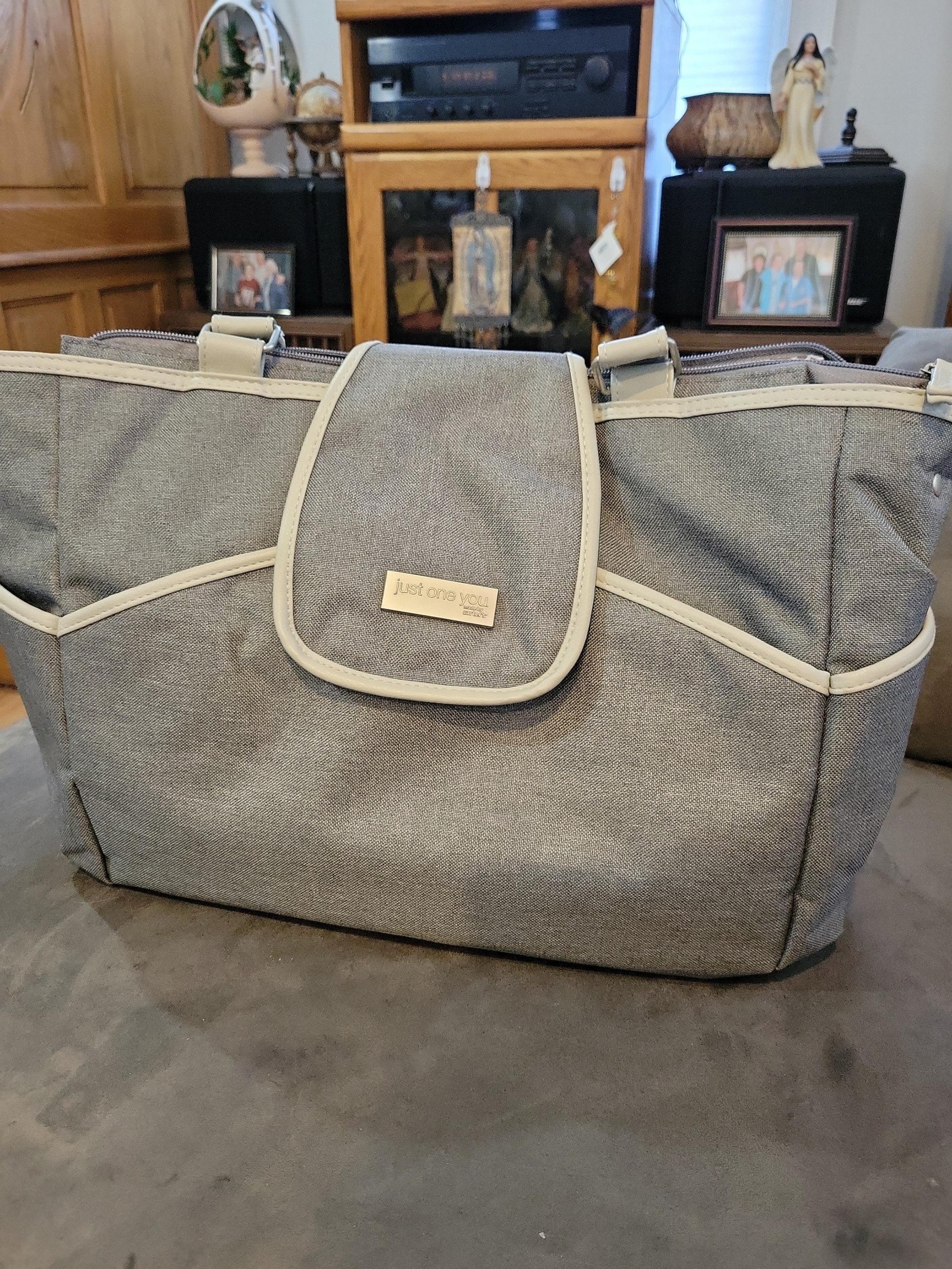 Carter's Grey Tote/Diaper Bag. Just one you. Read Description.
