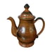 Vintage Japanese Redware Brown Teapot With Matching Sugar And Creamer Mint