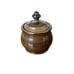 Vintage Japanese Redware Brown Teapot With Matching Sugar And Creamer Mint