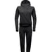 The North Face Ebenezer One Piece Body Jumpsuit Hood Black Heather Women's Large