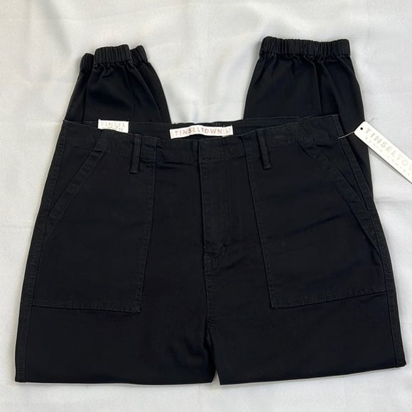 New Tinseltown Utility/Cargo Hybrid Black Pant Size 11 Junior