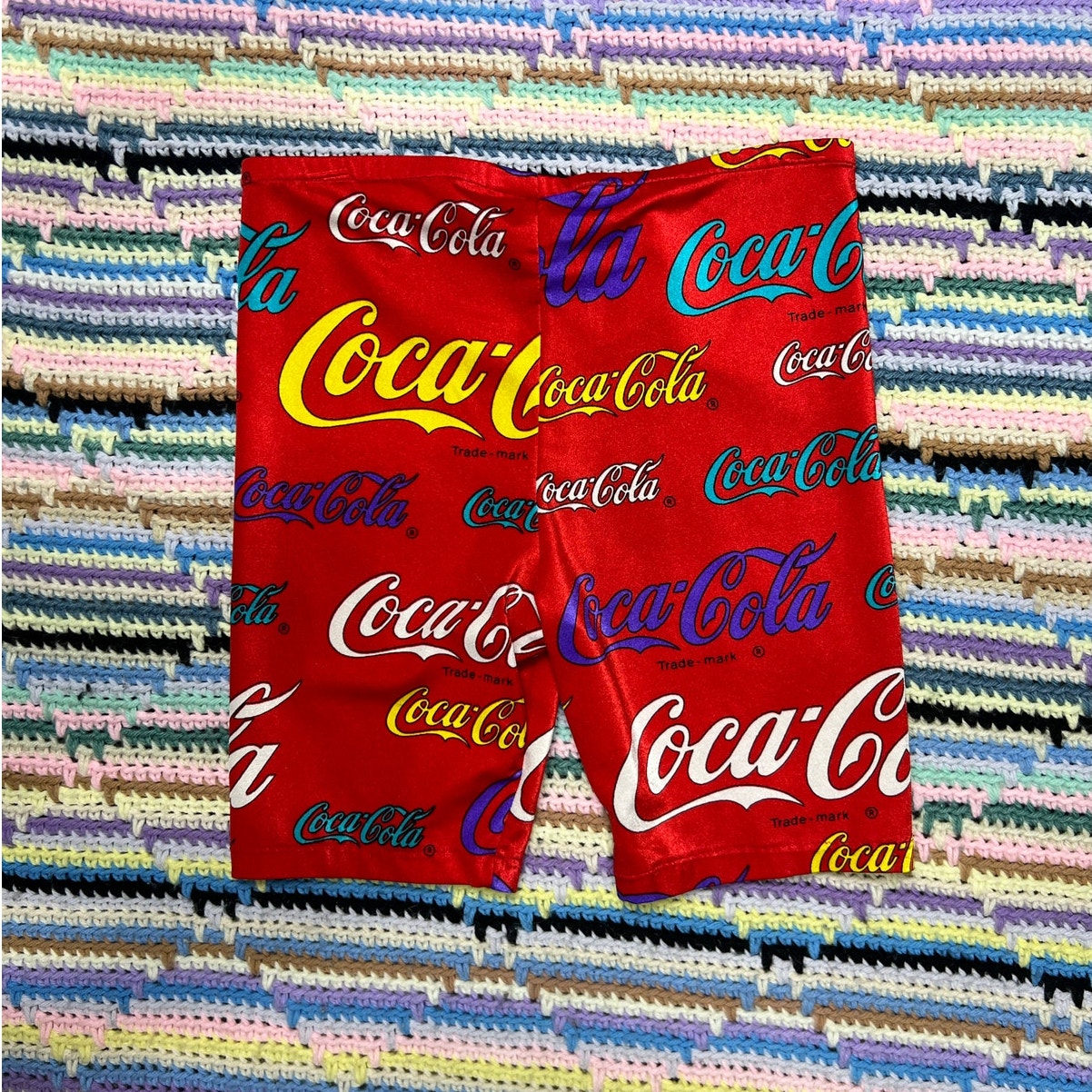 Vintage 80s Coca Cola Biker Shorts