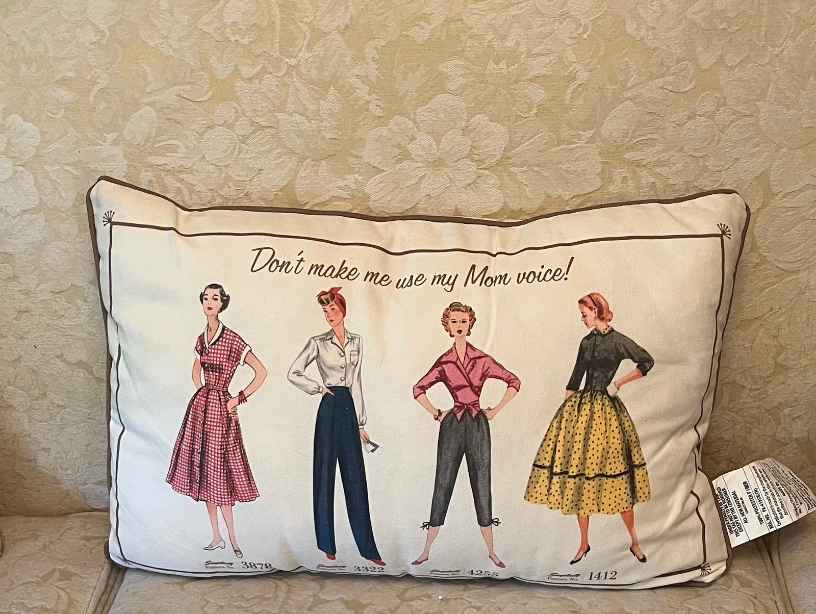 Retro Simplicity Accent Pillow