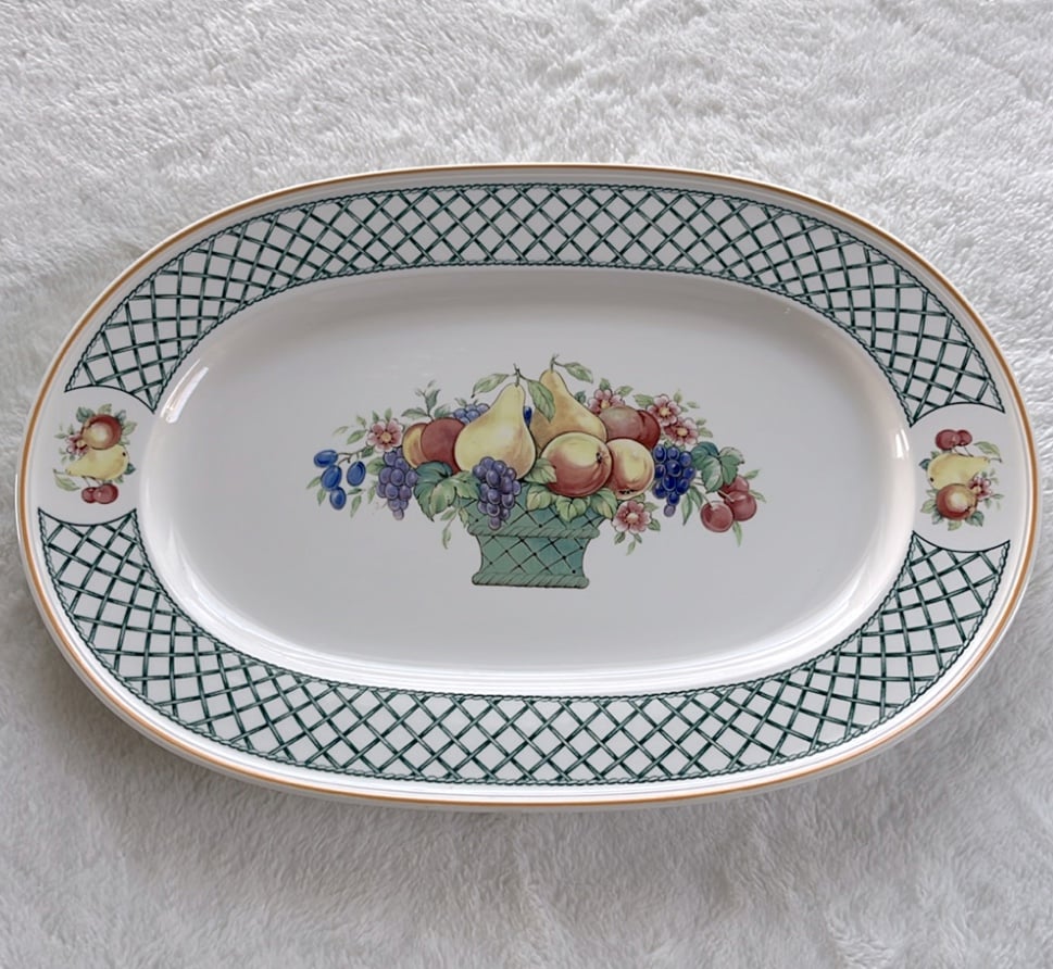 Villeroy & Boch anno 1748 Germany, Basket 16” Oval Platter