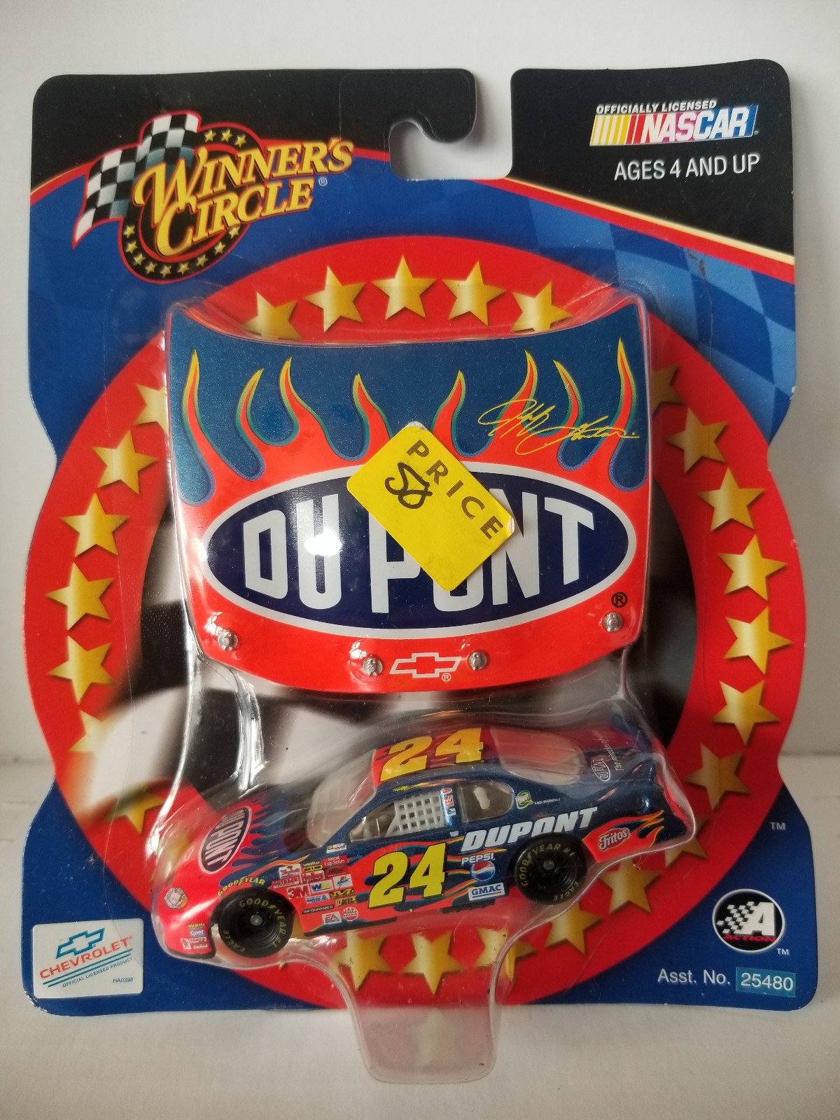 Winners Circle NASCAR #24 DU PONT autographed hood