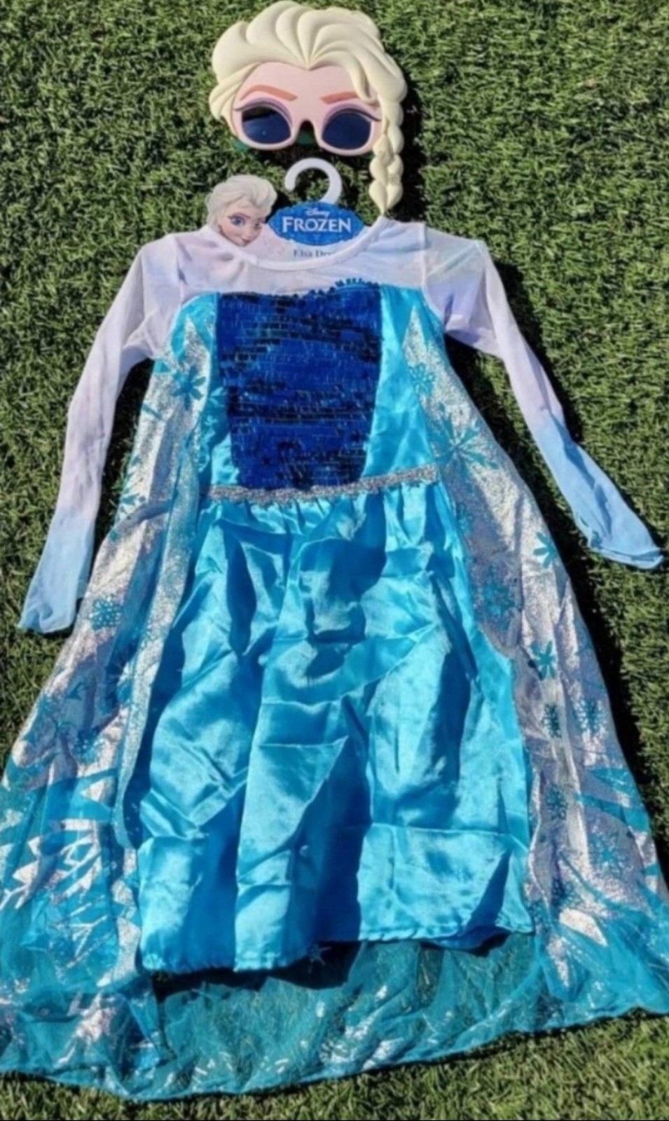 Girls Disney Princess Elsa Dress Size 4/6