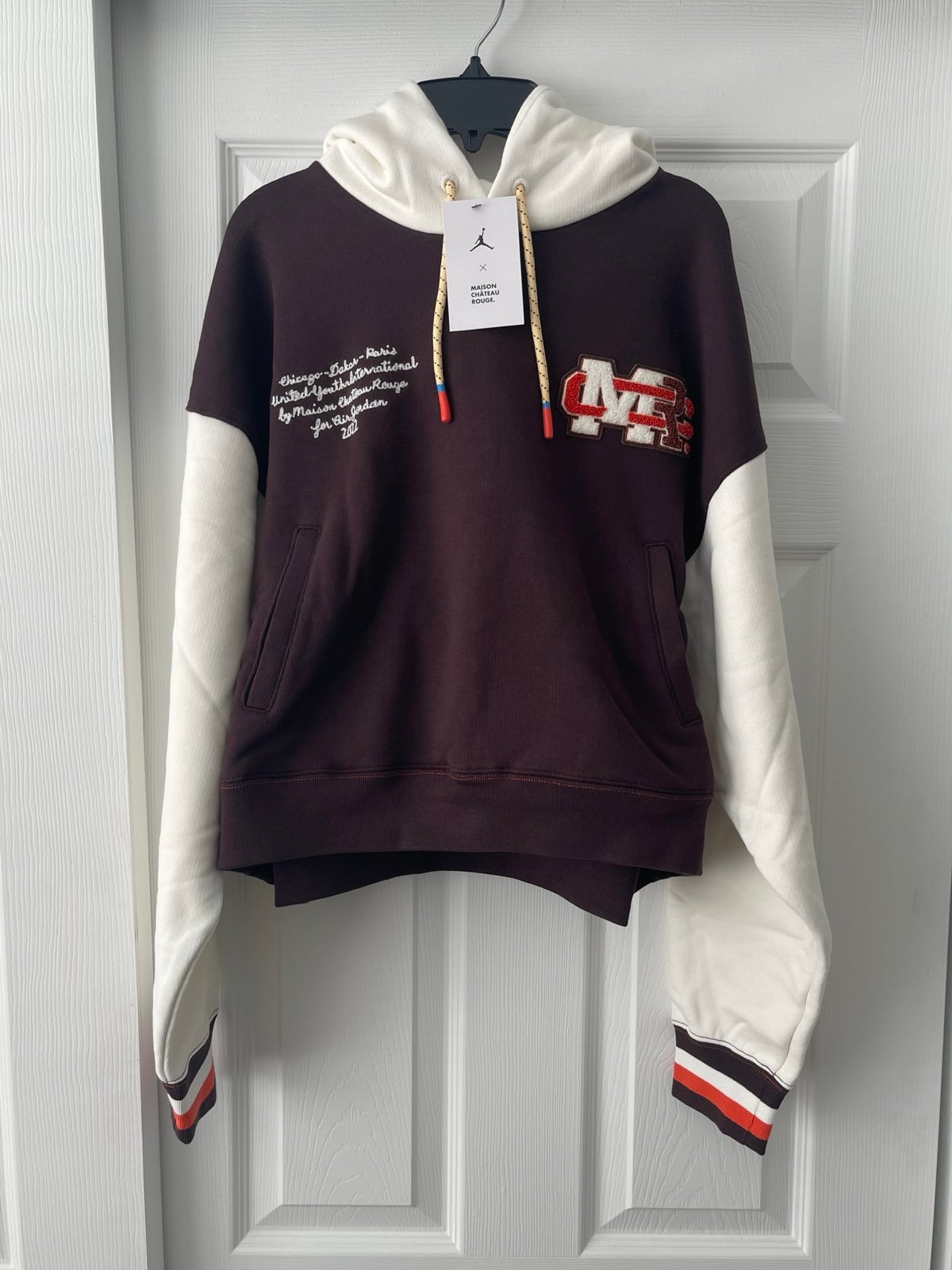 Air Jordan x Maison Chateau Rouge Hoodie Brown Basalt