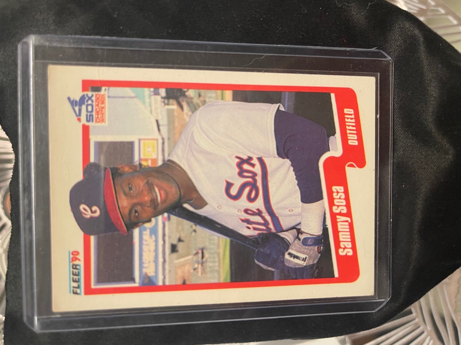 Fleer 1990 Sammy Sosa Rookie error