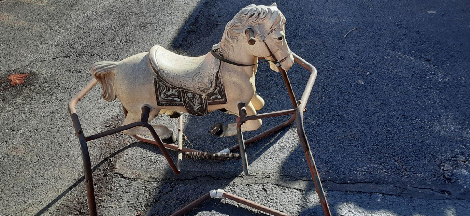 Vintage 1940's 1950'schilds bounce horse