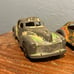 VINTAGE 1950s HUBLEY TAXI CABS, DIE CAST METAL , ORIGINAL TIRES