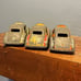 VINTAGE 1950s HUBLEY TAXI CABS, DIE CAST METAL , ORIGINAL TIRES