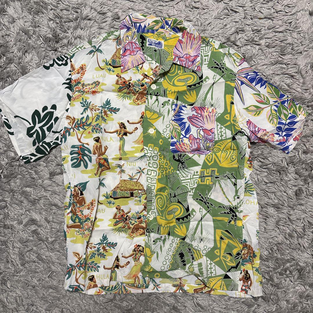 BEAMS Exclusive Sun Surf Crazy Pattern Aloha Shirt
