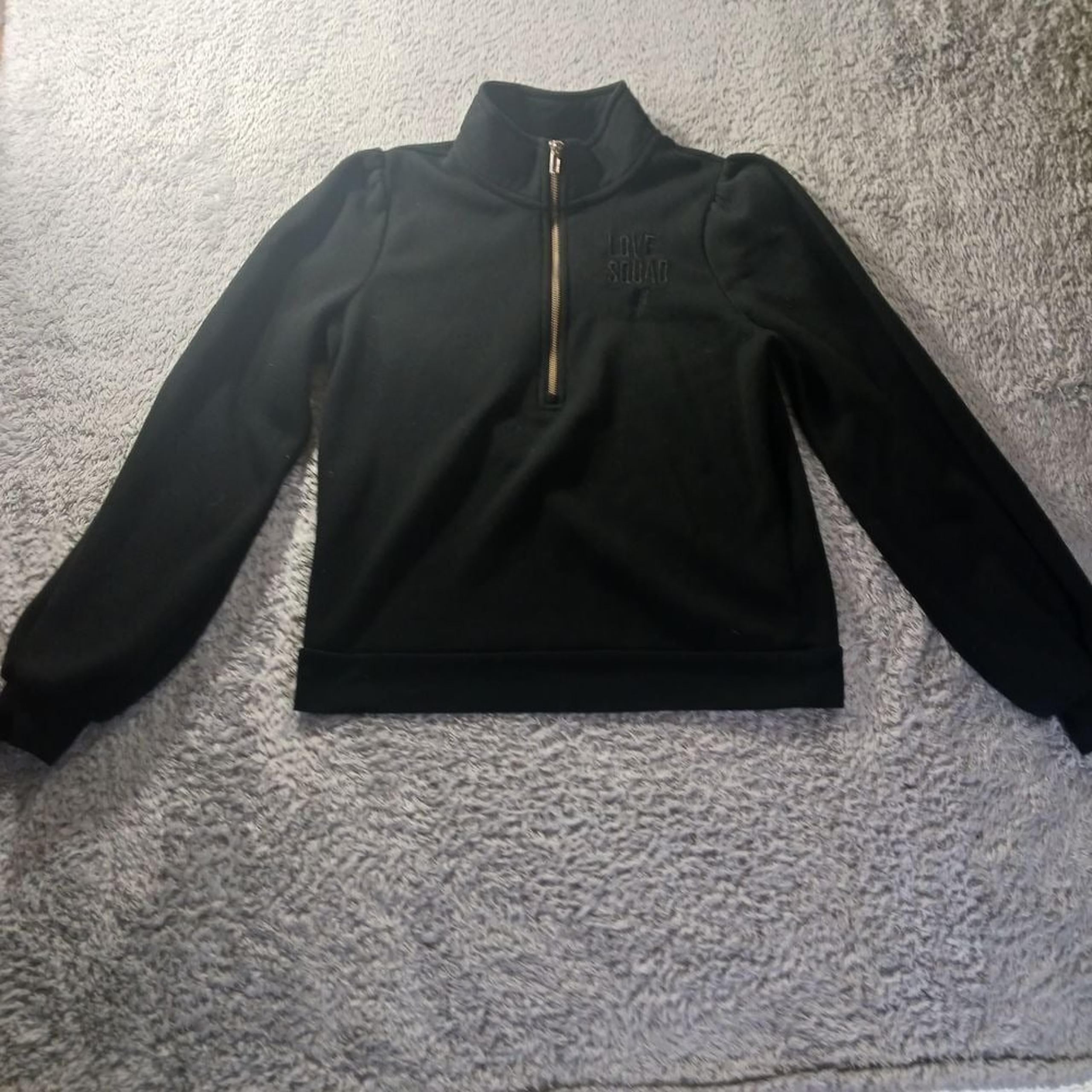 Evereve Love  Squad  1/2 Zip Athletic Pullover Sweatshirt Womens M Minimalist