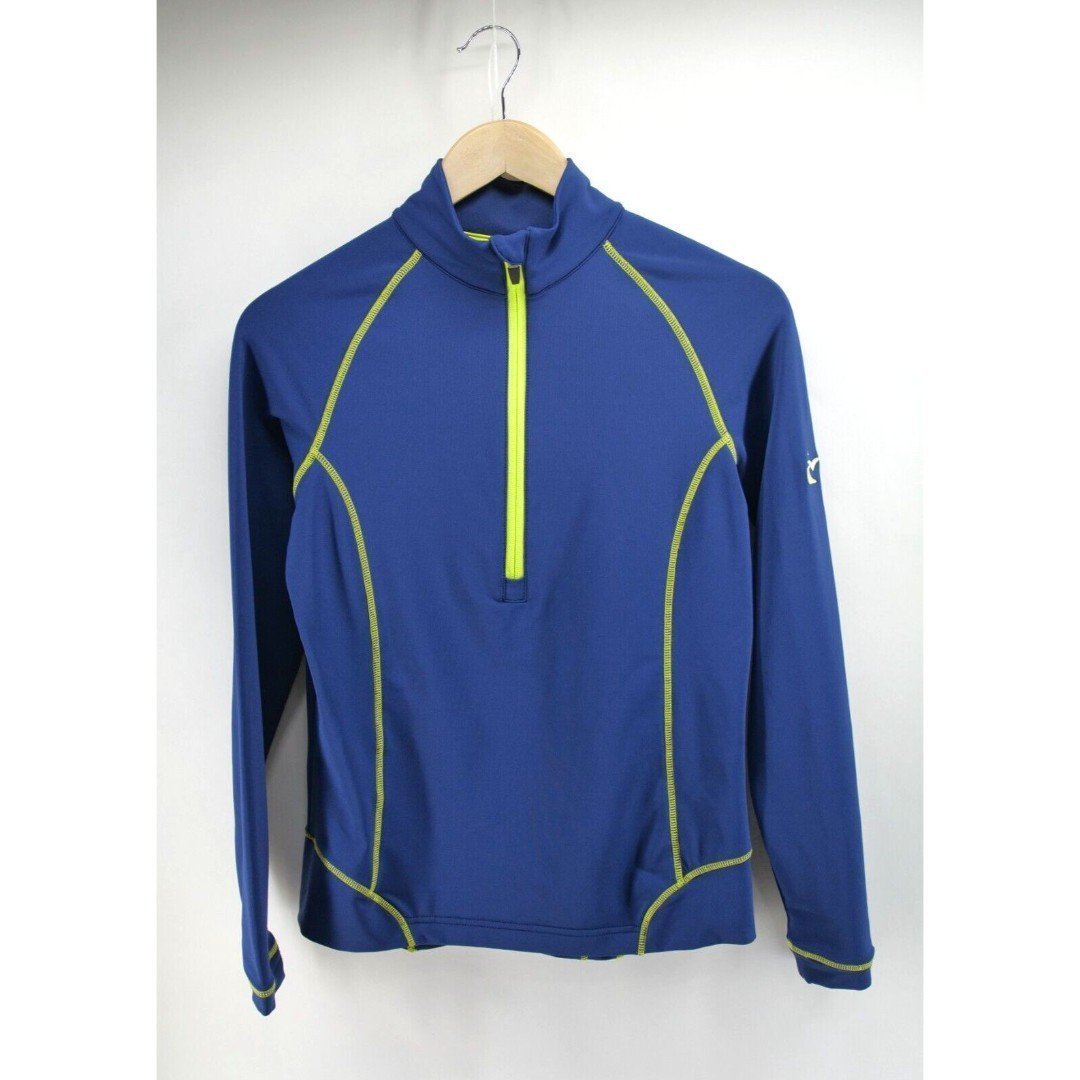 Peter Millar Womens Size S Navy Crown Golf Pullover 1/2 Zip Caves Valley