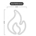 Flame Neon Sign -Red Yellow Flame Led Light Sign for Wall Decor