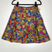 New Talbots Pleated Geometric Colorful Skirt Women's Size 6 Petite
